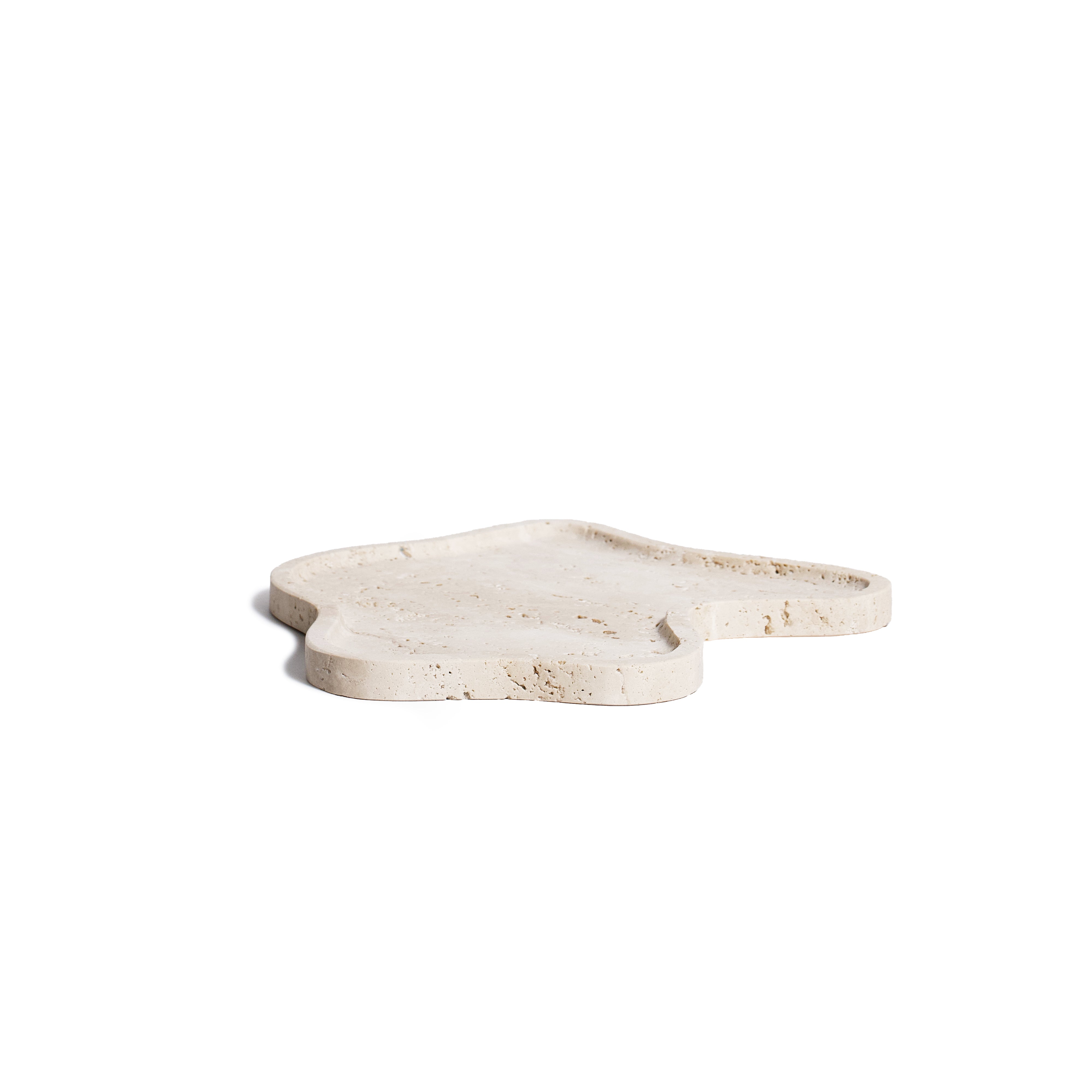 As shown in Beige Travertine