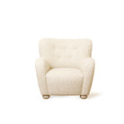 As shown upholstered in Berber Natural, legs in Sand finish