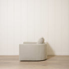 As Shown: Large| Style: Upholstered | Fabric: Arbor Sage | Base:  Swivel | Finish: N/A