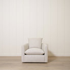As Shown: McGrath M Chair-35"W x 35"D x 33"H | Style: Upholstered | Fabric: Aspyn Oatmeal