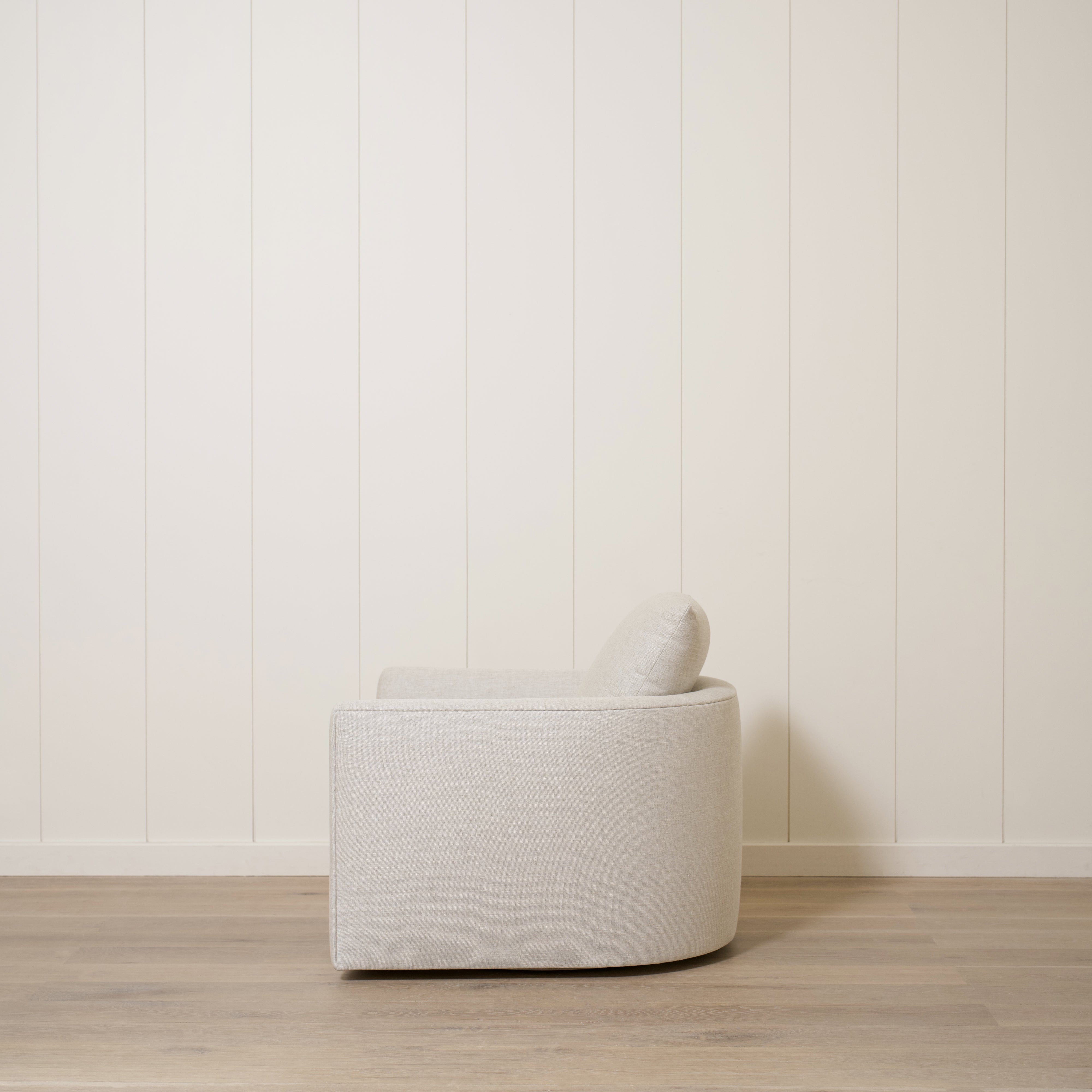 As Shown: McGrath M Chair-35"W x 35"D x 33"H | Style: Upholstered | Fabric: Aspyn Oatmeal