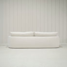 As Shown: Upholstered in Julian Crisp with a 2 over 1 Cushion Configuration