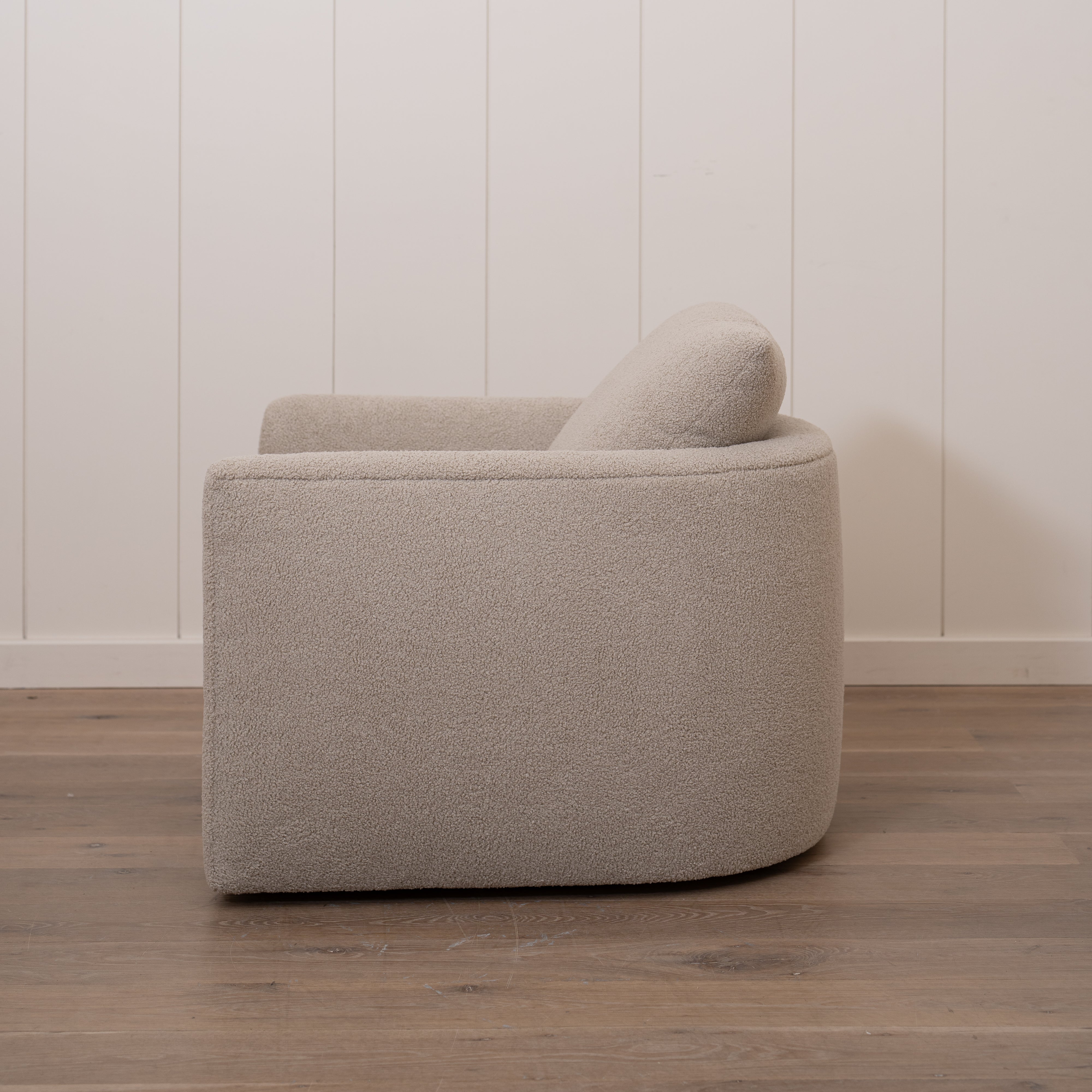 As Shown: McGrath M Chair-35"W x 35"D x 33"H | Style: Upholstered | Fabric: Peak Taupe