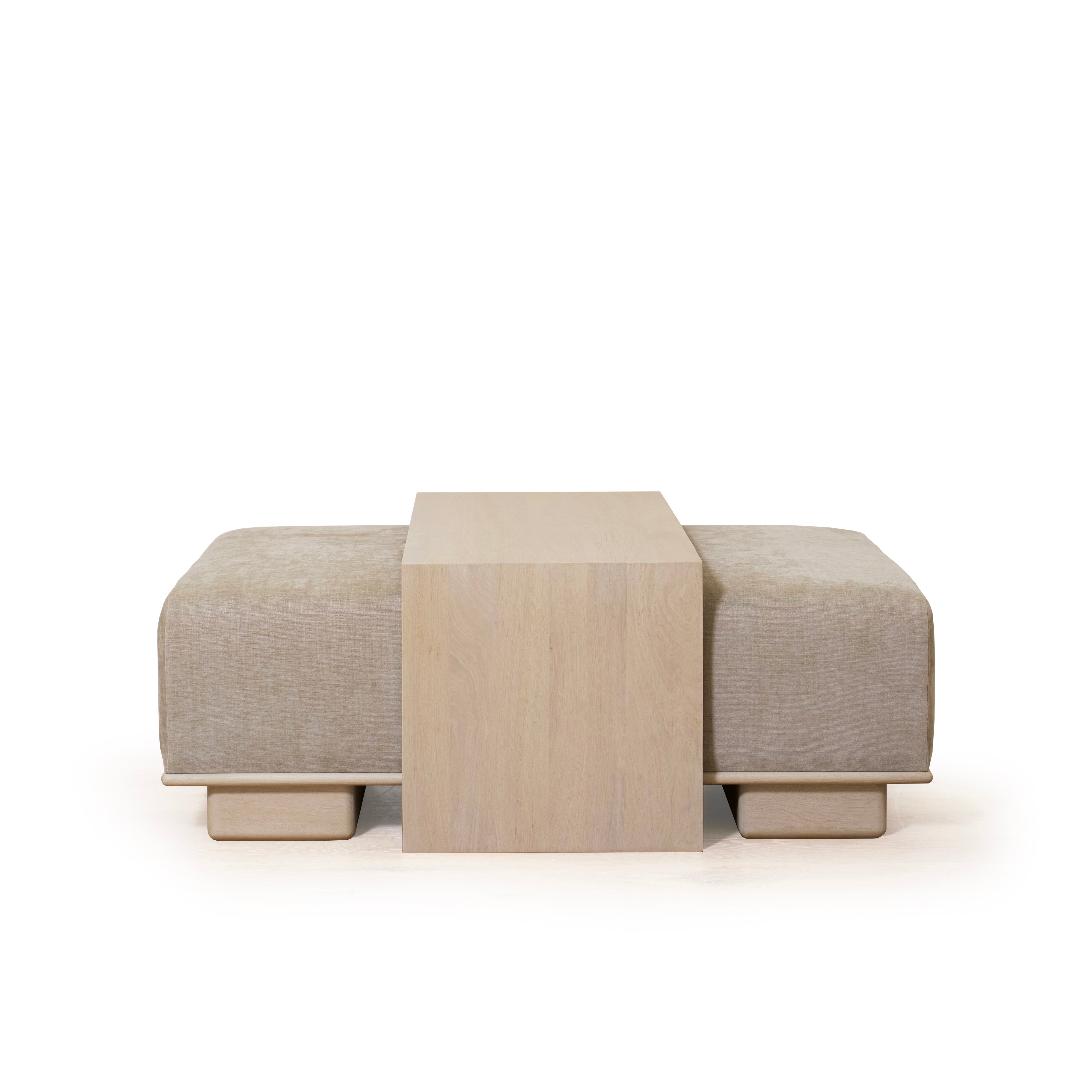 Noah Ottoman with Table