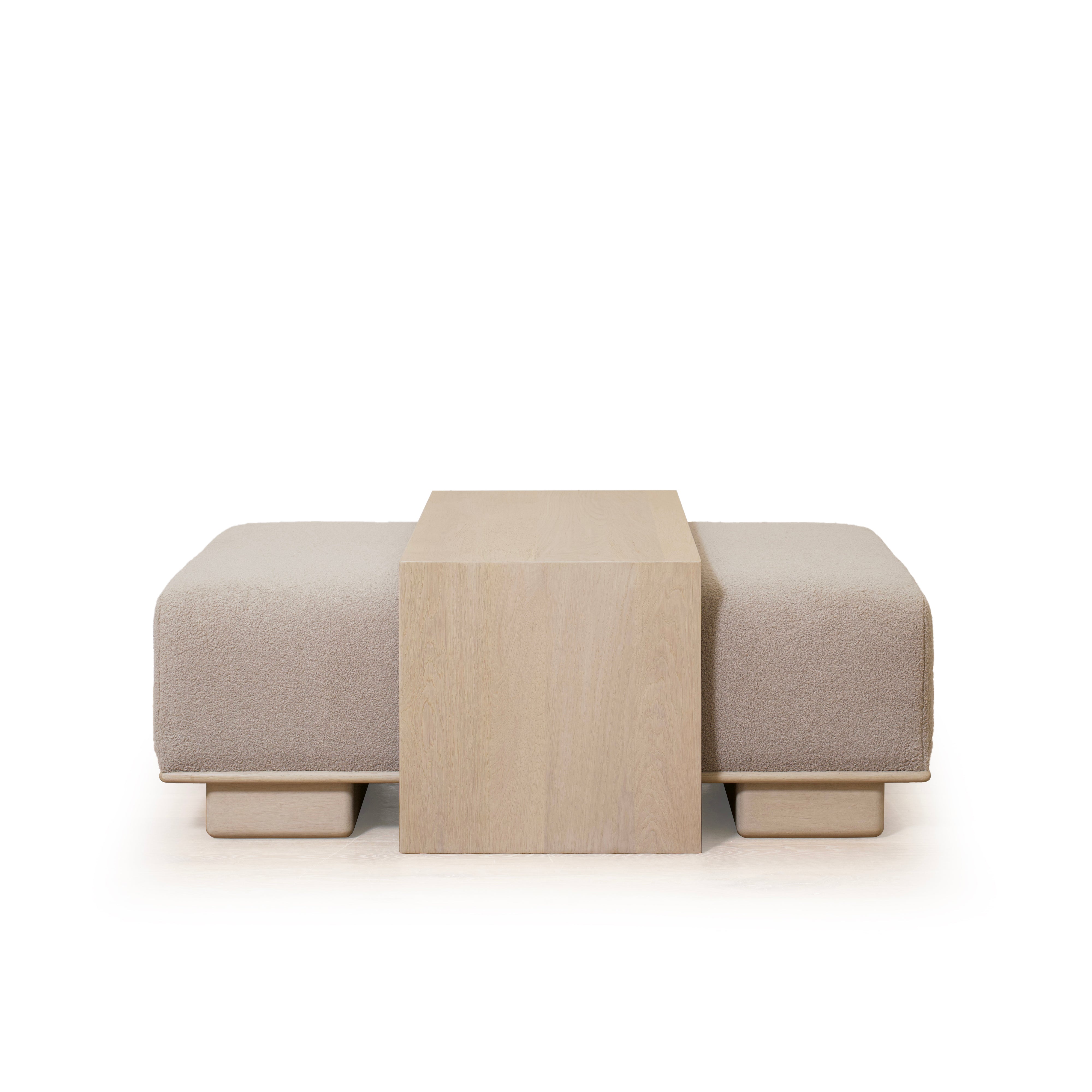 Noah Ottoman with Table