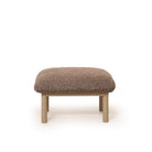 As Shown: 29"W x 22"H x 18"H | Fabric: Shearling | Material: Solid & Engineered Oak | Finish: Sand