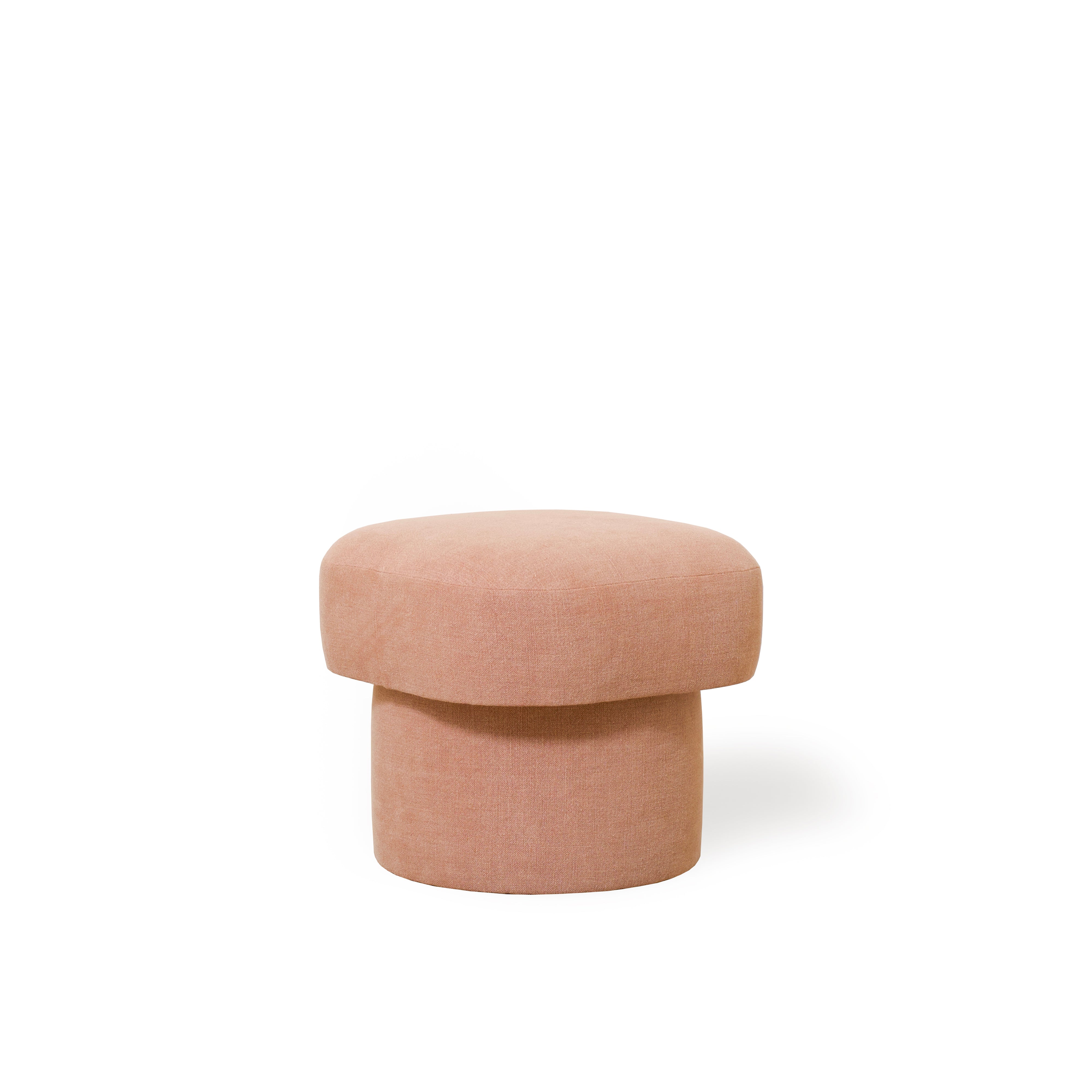 As Shown: 20"L x 20"D x 18"H | Fabric: Granby Clay | Material: Solid & Engineered Oak | Finish: N/A