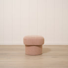 As Shown: 20"L x 20"D x 18"H | Fabric: Granby Clay | Material: Solid & Engineered Oak | Finish: N/A