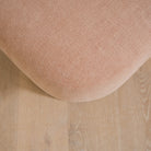 As Shown: 20"L x 20"D x 18"H | Fabric: Granby Clay | Material: Solid & Engineered Oak | Finish: N/A