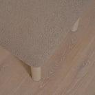 As Shown: 29"W x 22"H x 18"H | Fabric: Peak Taupe | Material: Solid & Engineered Oak | Finish: Sand