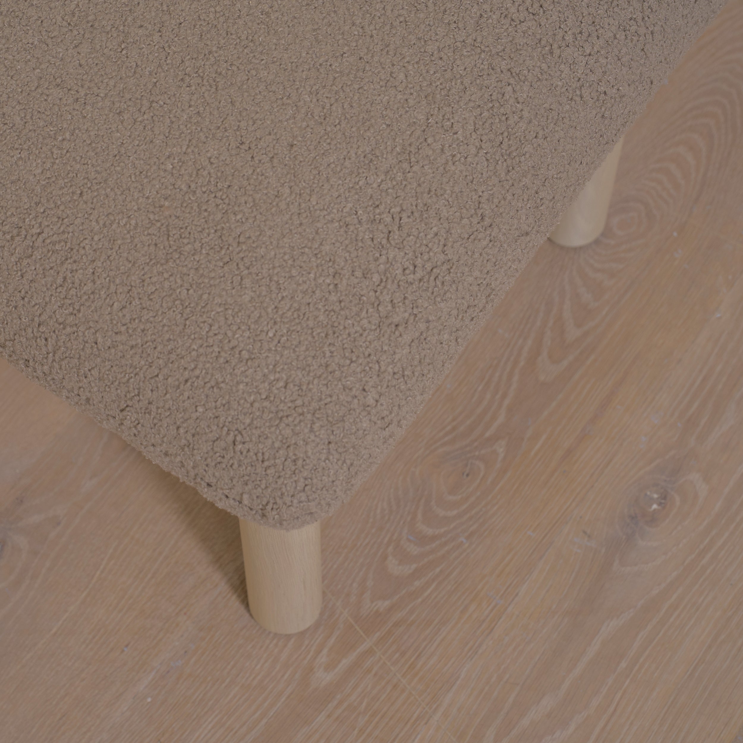 As Shown: 29"W x 22"H x 18"H | Fabric: Peak Taupe | Material: Solid & Engineered Oak | Finish: Sand