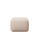 As Shown: 26"L x 26"D x 18"H | Fabric: Berber Taupe | Material: Solid & Engineered Oak | Finish: Sand