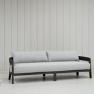 As Shown: in Vena Grey fabric.