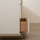 As Shown: Variant 3: (Body) Ash wire brushed in EdgeComb, (Base) Oak stained in Sand,Small