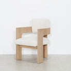 As Shown: in Rome Ivory, Mint White Natural finish.