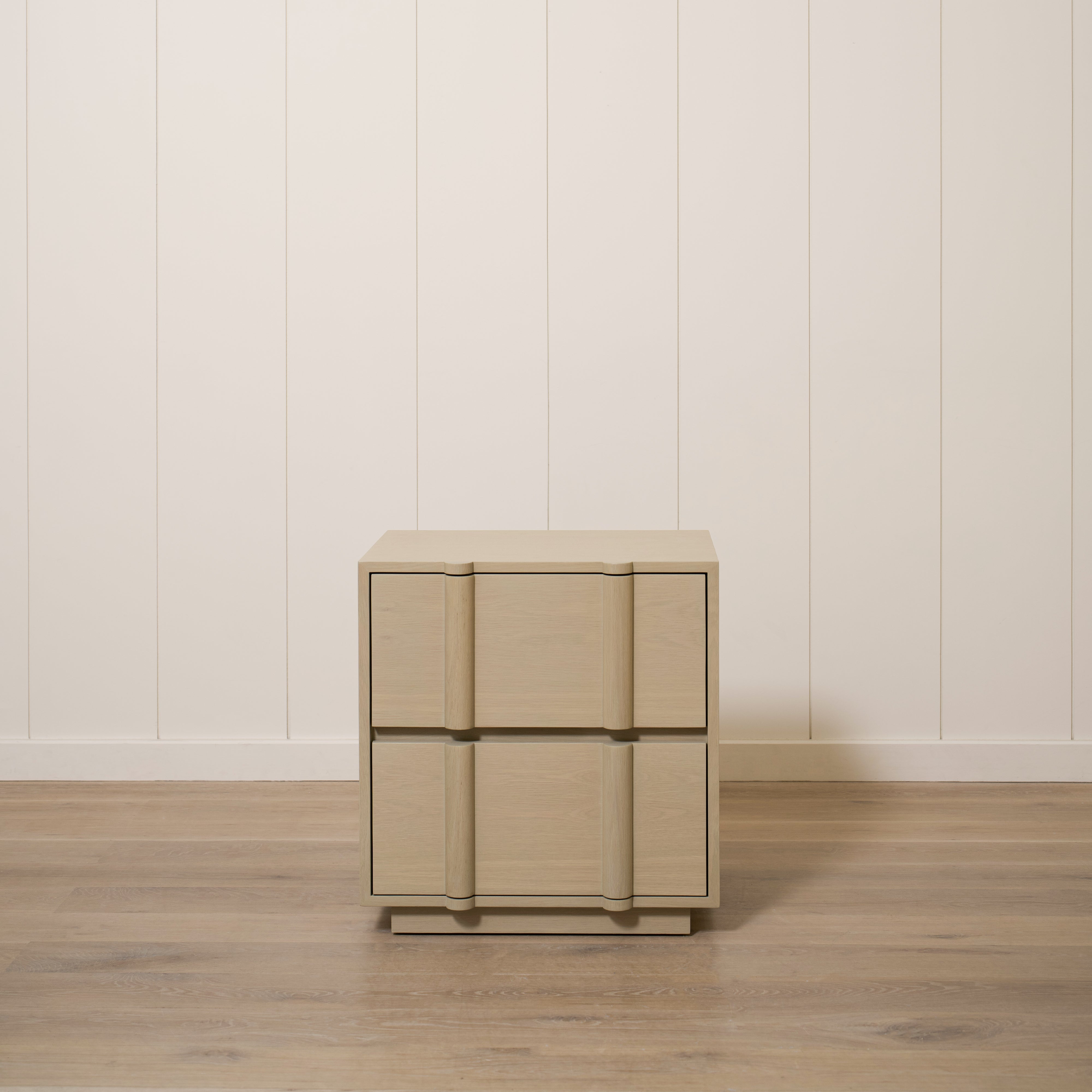 As Shown: 24"L x 20"D x 25"H | Material: Solid Ash | Finish: Natural