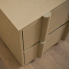 As Shown: 24"L x 20"D x 25"H | Material: Solid Ash | Finish: Natural