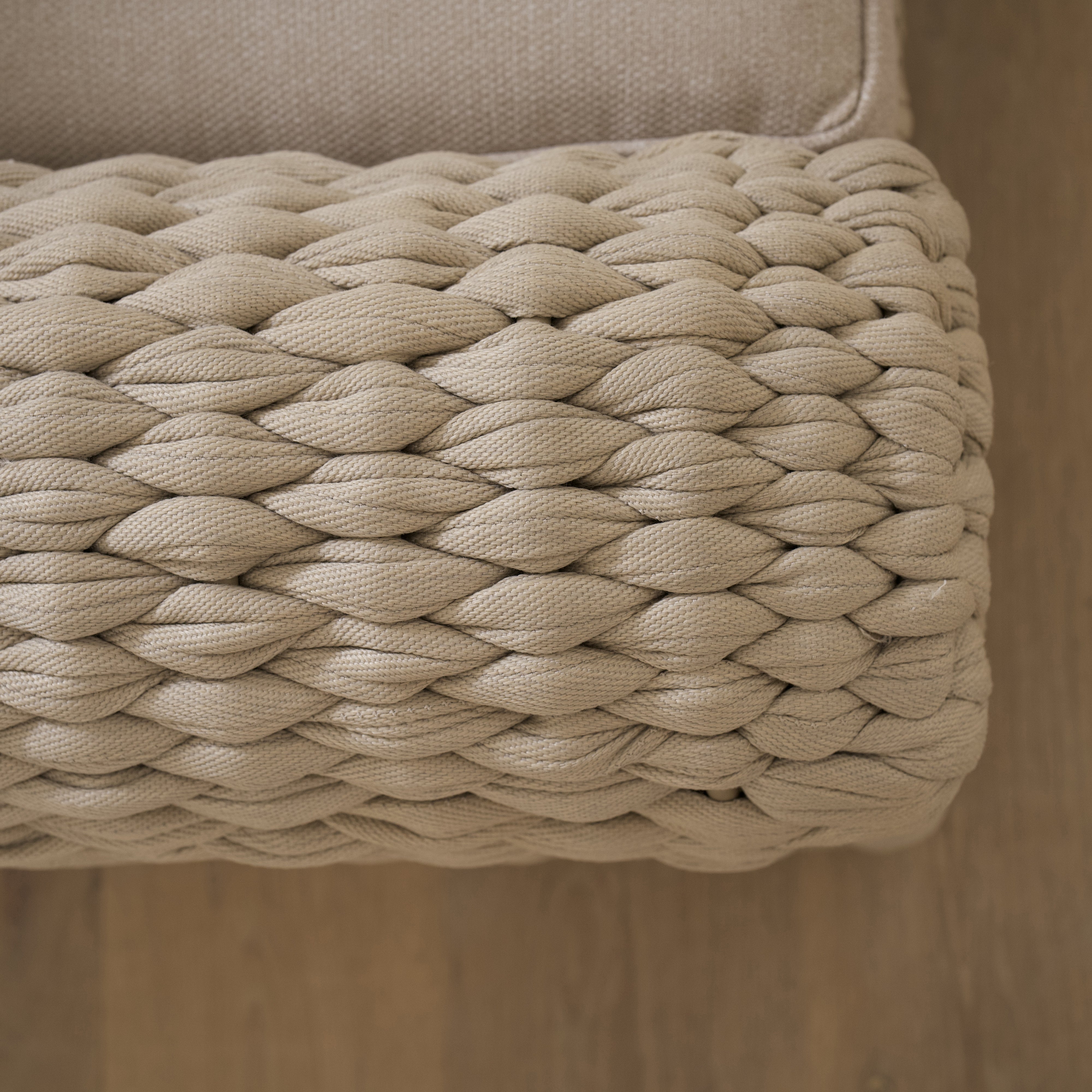 As Shown
Flax, Aluminum/Rope