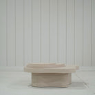 As Shown: Oak finished in custom finish.