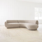 Selena 2 Piece Sectional in Canyon Dune Performance Fabric