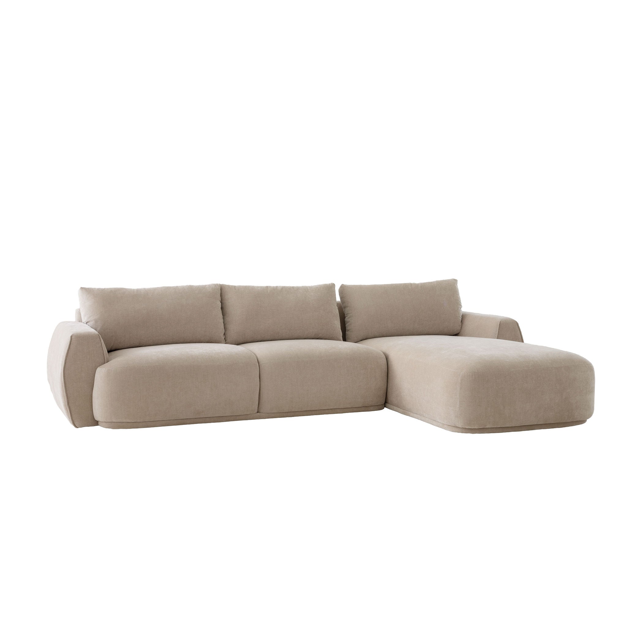 Solace 2 Piece Sectional in Canyon Sand Performance Fabric