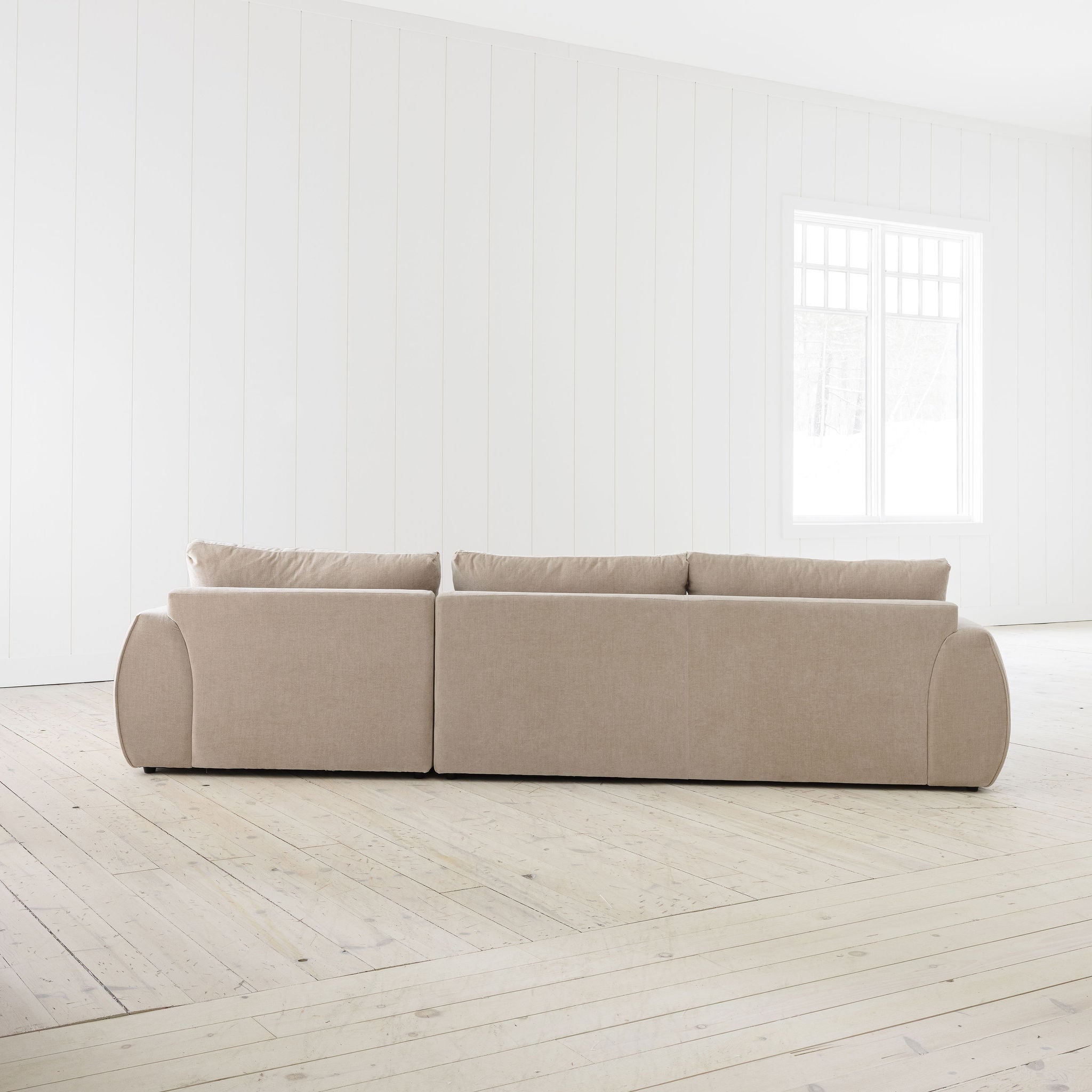 Solace 2 Piece Sectional in Canyon Sand Performance Fabric