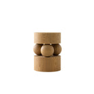 Sira Side Table 15.5" Dia in Honey
