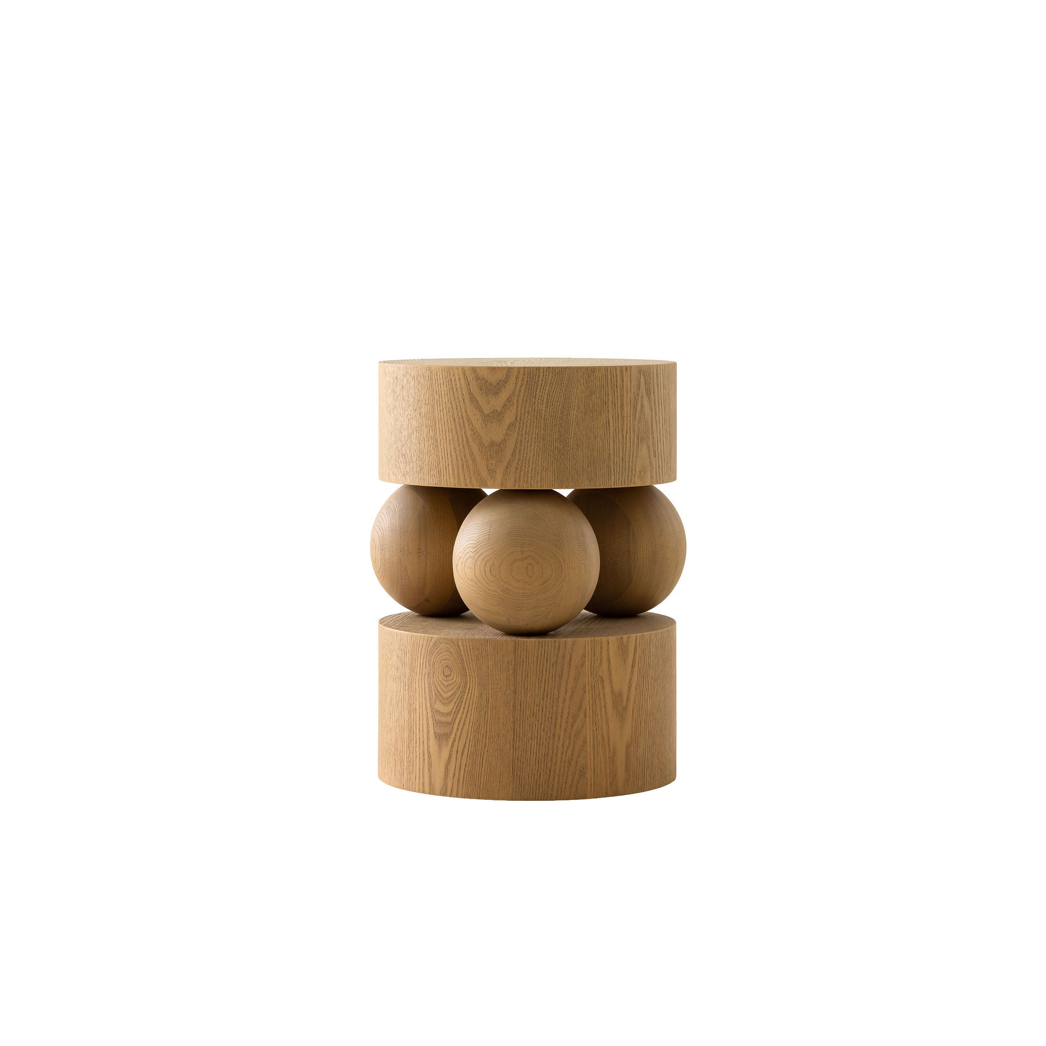Sira Side Table 15.5" Dia in Honey