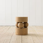 Sira Side Table 15.5" Dia in Honey