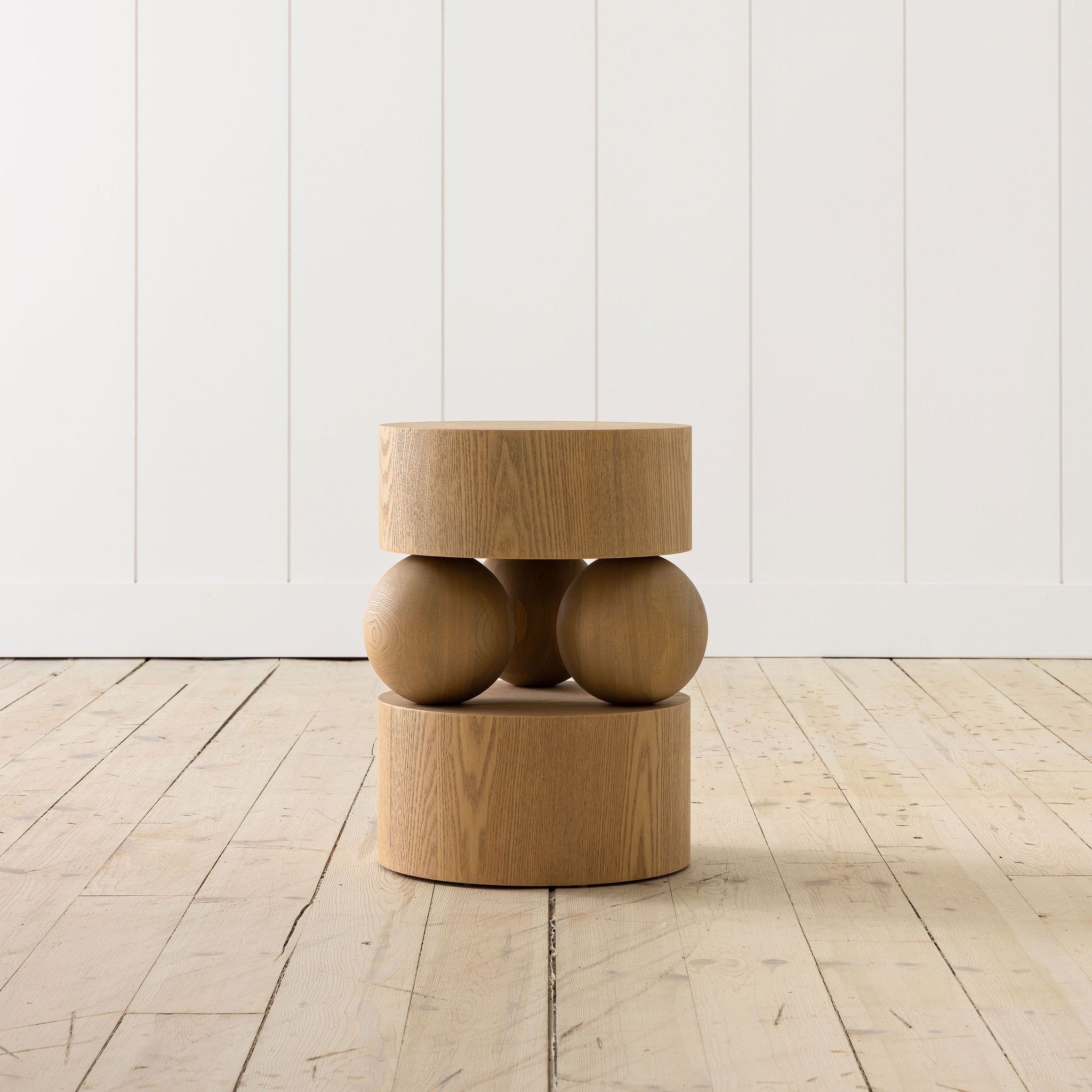 Sira Side Table 15.5" Dia in Honey