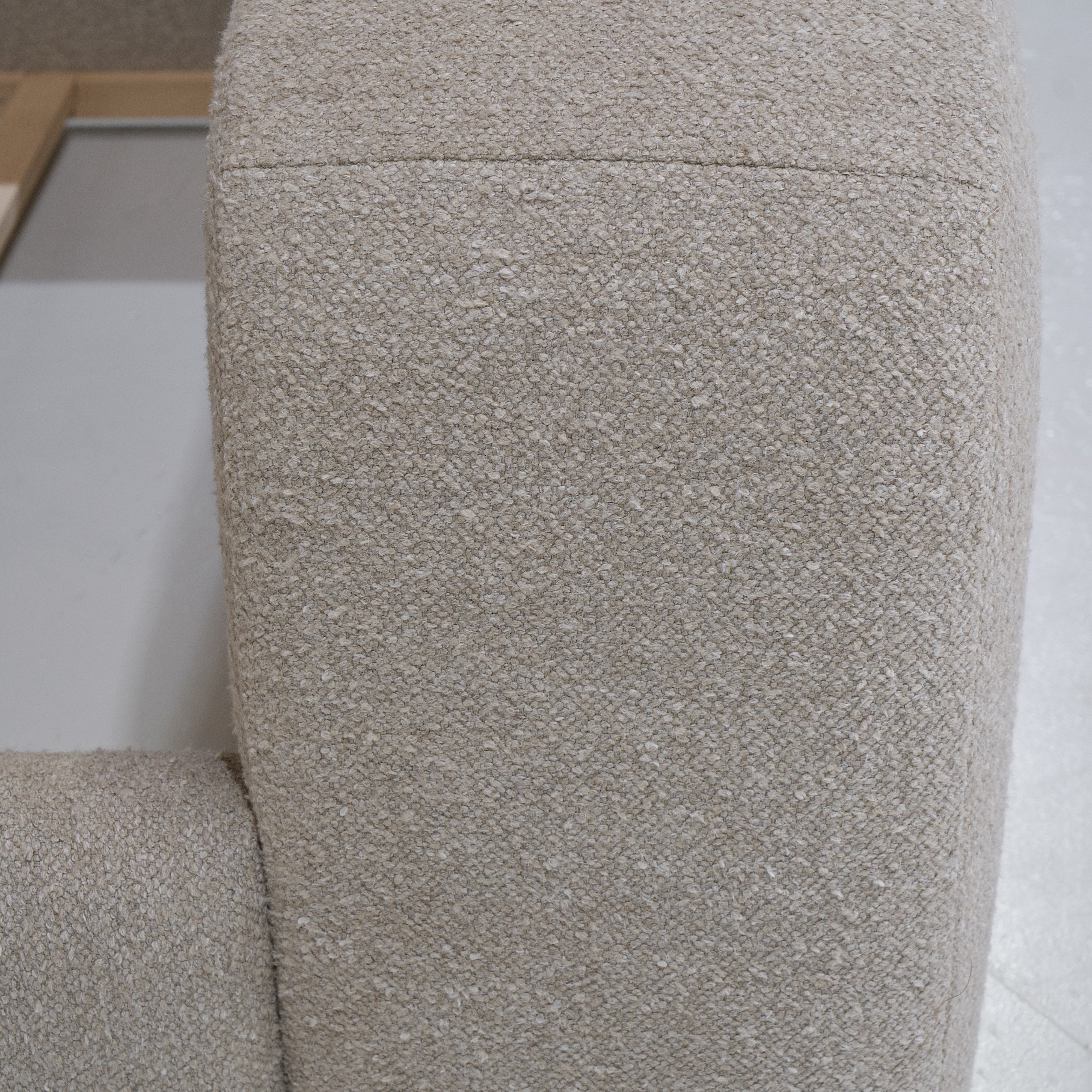 As Shown: Berber Taupe, Integrated TV Mechanism in Footboard