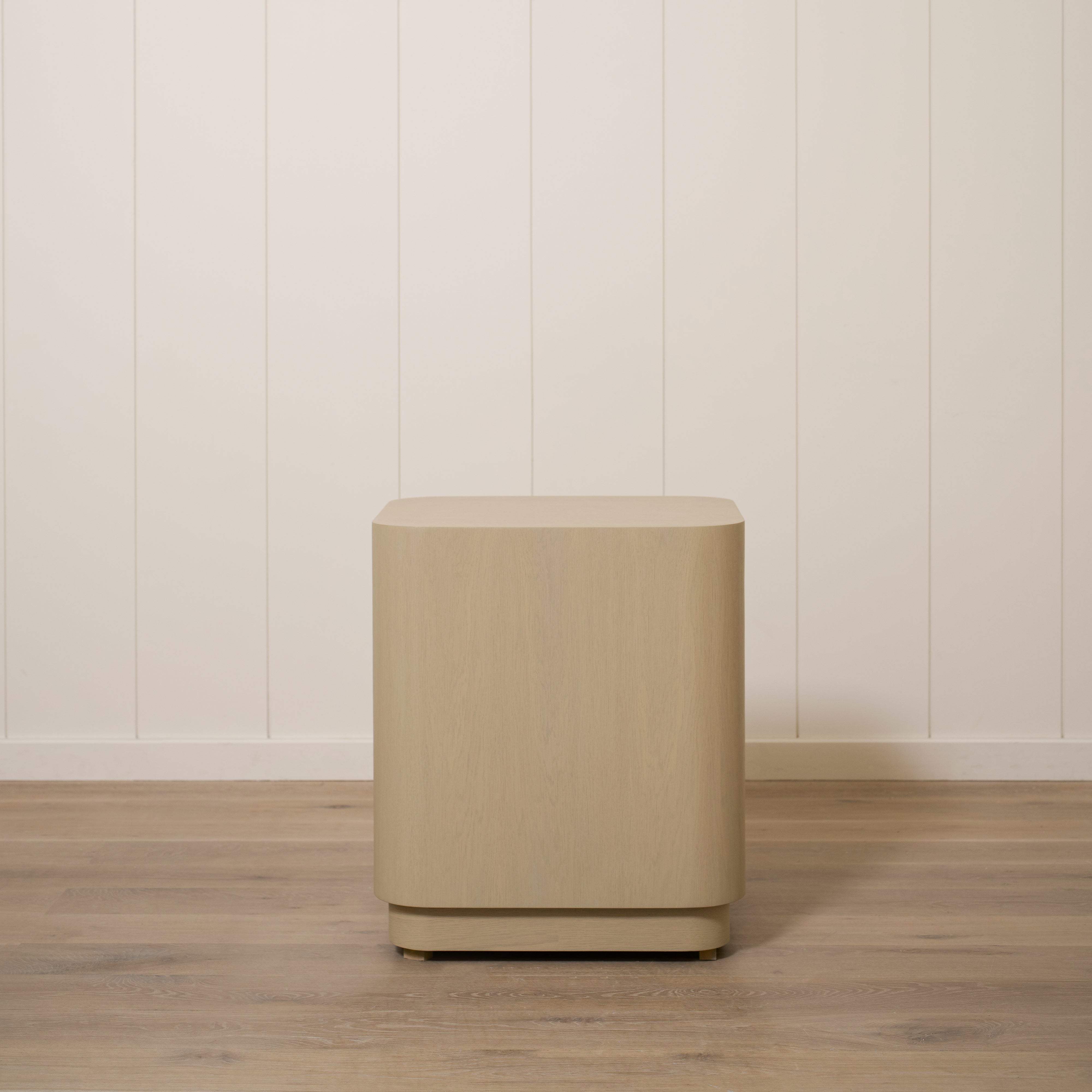As Shown: 24"L X 20"D X 27"H | Material: Solid Oak | Finish: Natural