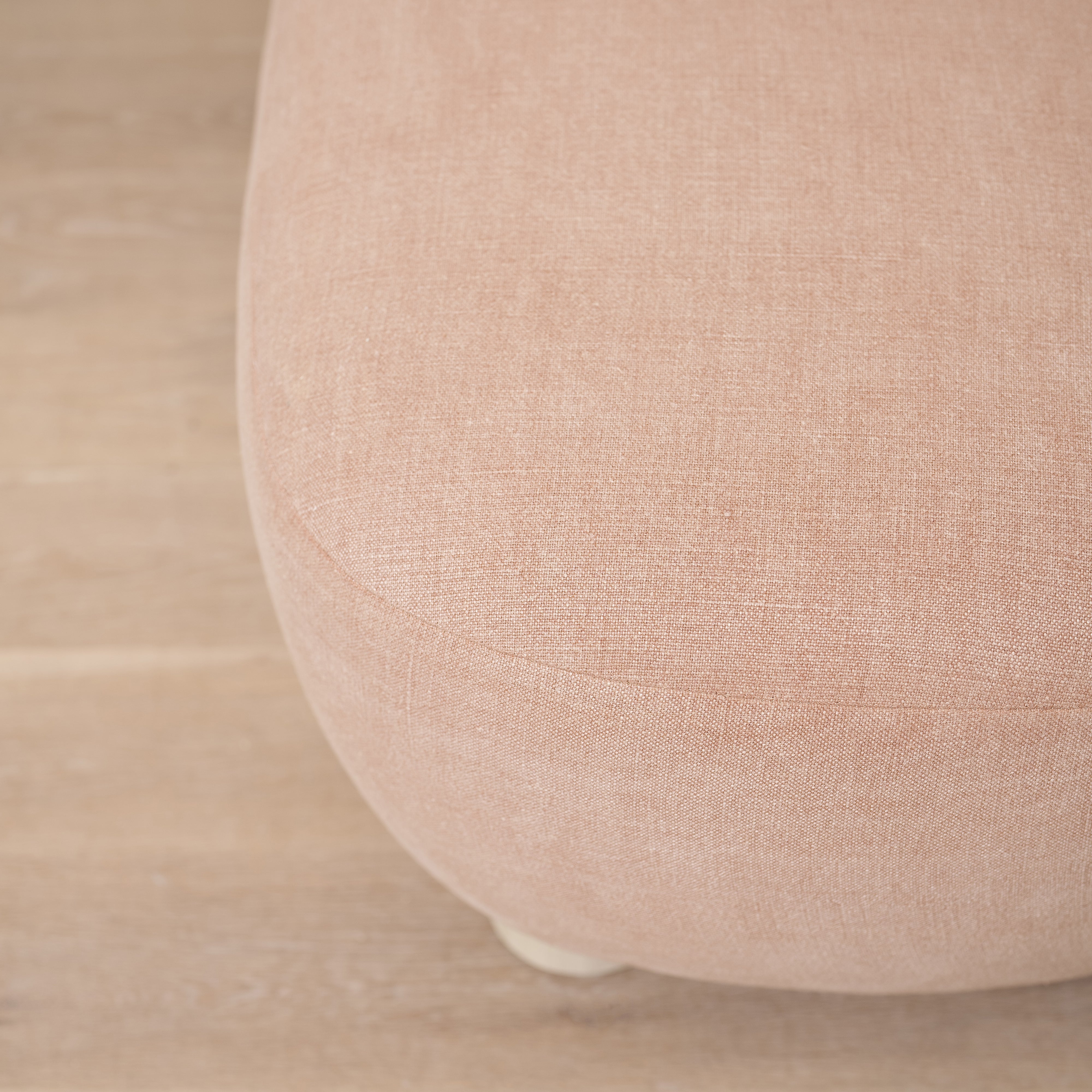 As Shown: 72"L x 35"D x 33"H | Style: Upholstered | Fabric: Granby Clay | Finish: Shell