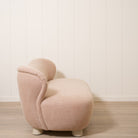 As Shown: 72"L x 35"D x 33"H | Style: Upholstered | Fabric: Granby Clay | Finish: Shell