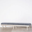 As Shown: in Arlo Oatmeal finished in Mint White Super White