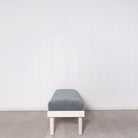 As Shown: in Arlo Oatmeal finished in Mint White Super White