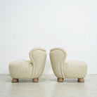 As Shown: Berber Natural, legs finished in Mint White Natural.