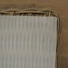 As Shown
Glass, Aluminum/Wicker
