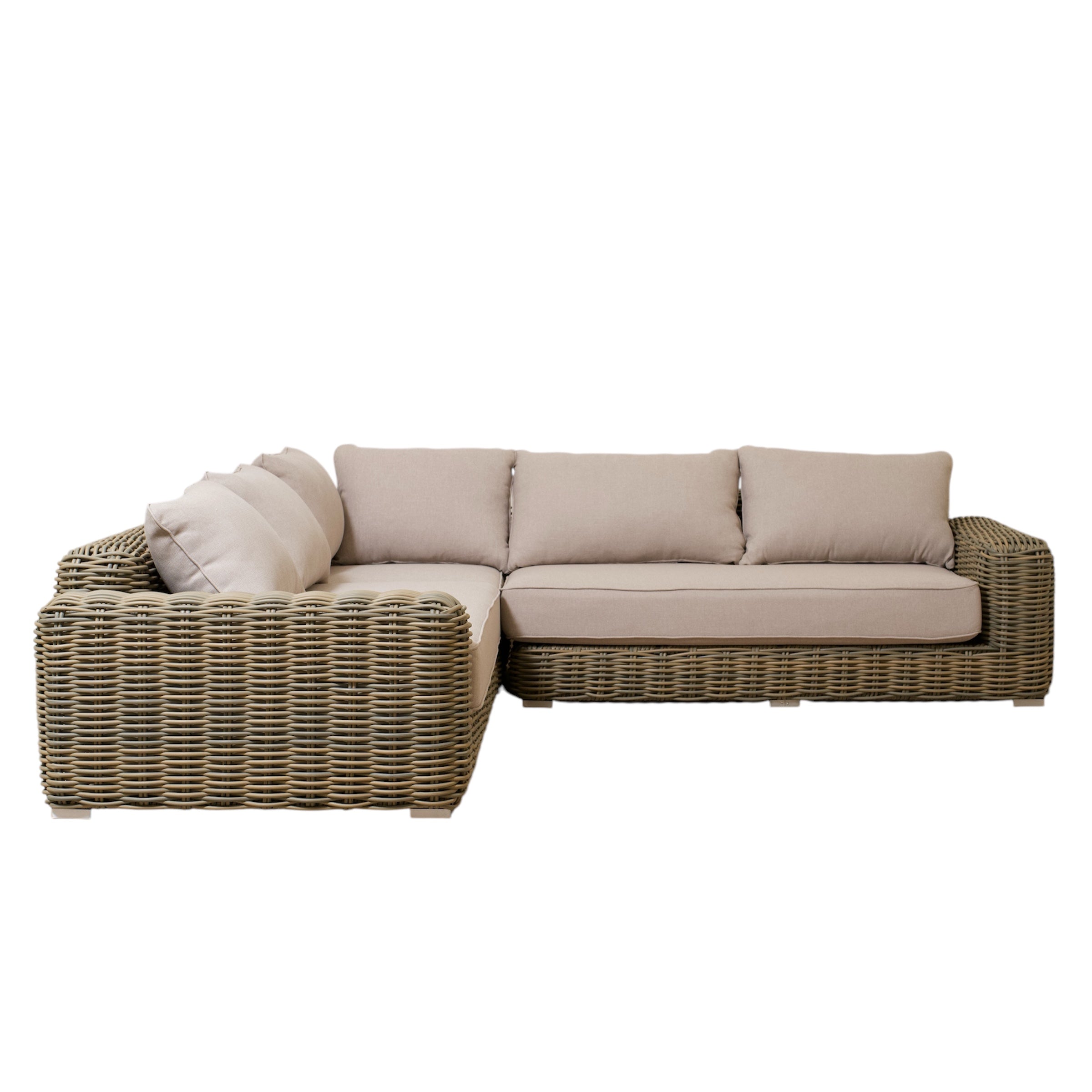 As Shown
Flax, Aluminum/Wicker