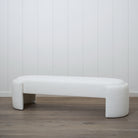 As Shown: Upholstered | Fabric: Berber White | Finish: N/A