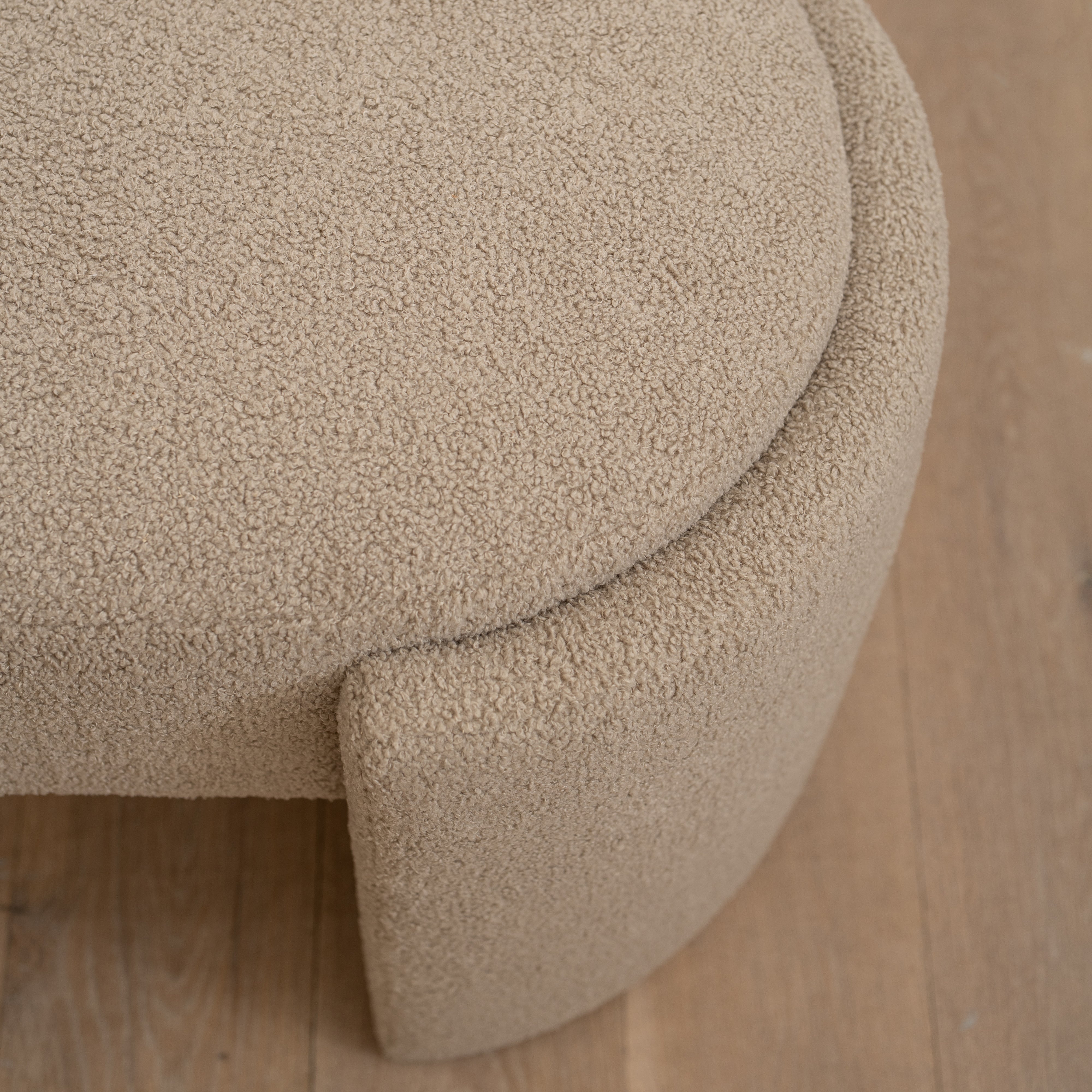 As Shown: Upholstered | Fabric: Peak Mocha | Finish: N/A