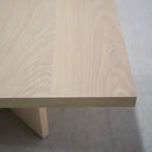 As Shown: in custom size, Mint White Natural finish.