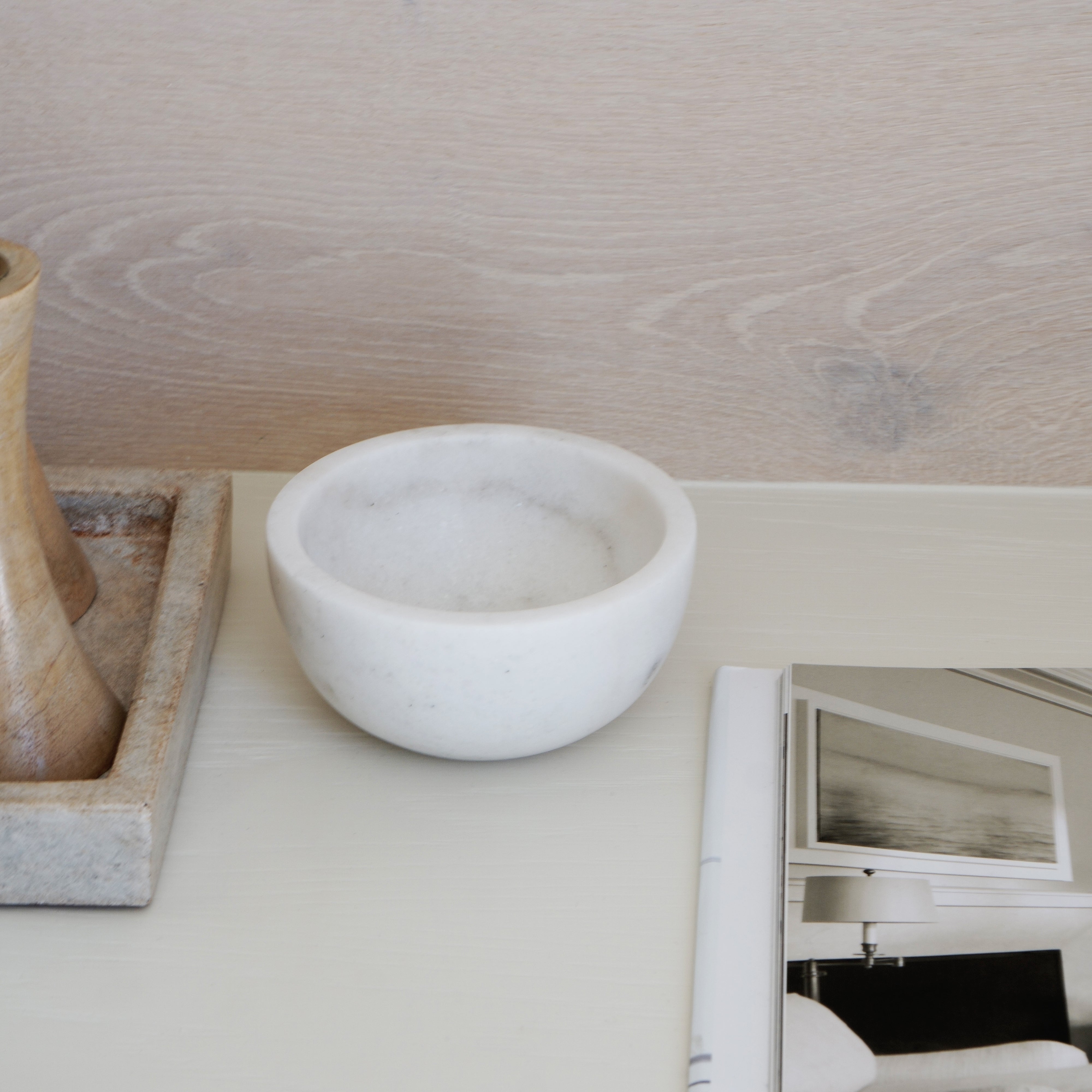 As Shown in White Marble