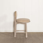 As Shown: in Sky Hemp back and Mila Cashew seat. Oak finished in Mint White Natural.