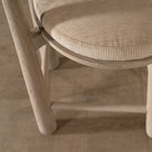 As Shown: in Sky Hemp back and Mila Cashew seat. Oak finished in Mint White Natural.