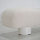 As Shown: in COM, oak legs wire brushed painted.