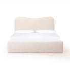 As Shown: Queen | Style: Upholstered | Fabric: Peak Ivory | Finish: N/A