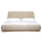 As Shown: King | Style: Upholstered | Fabric: Peak Taupe | Finish: Sand