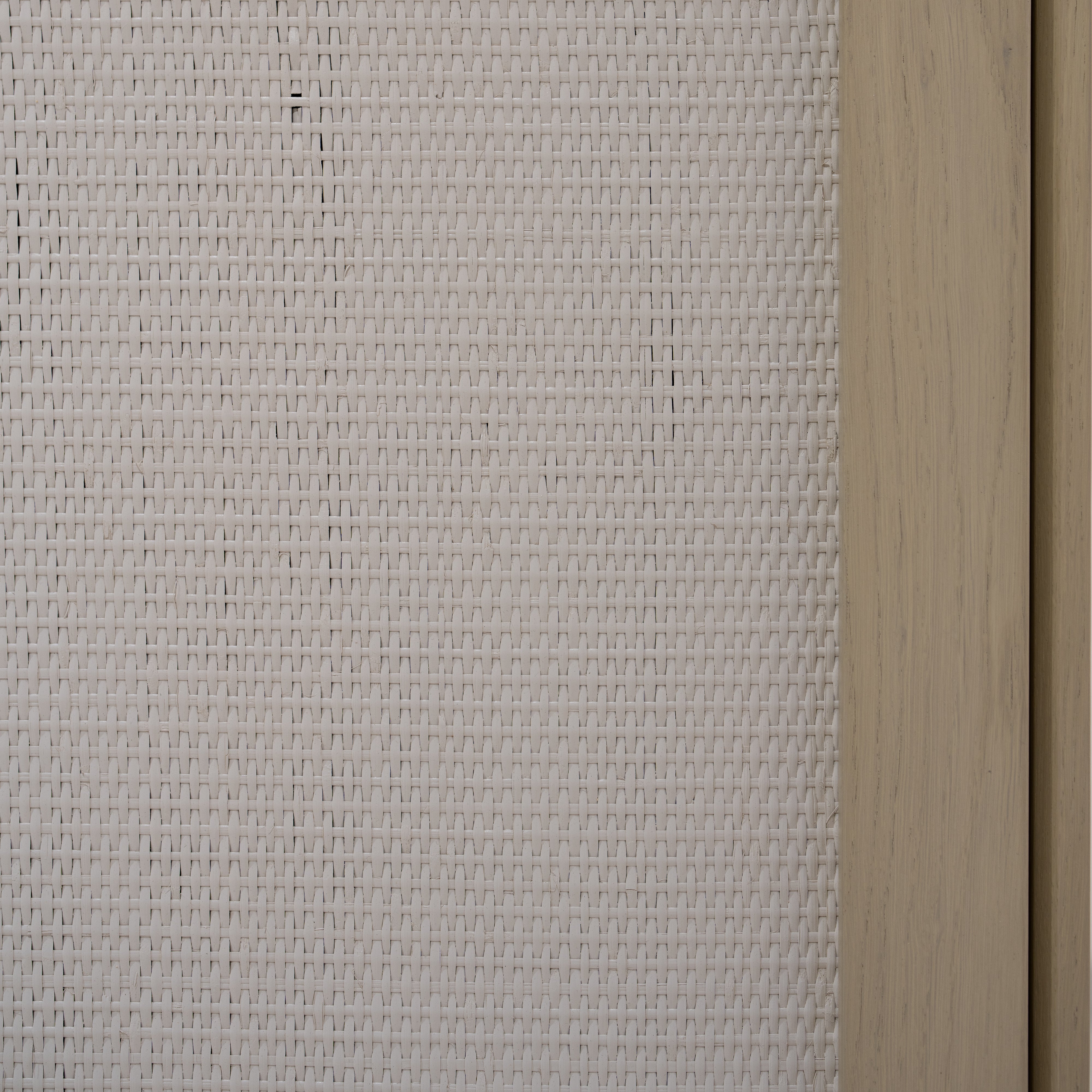 As Shown: Sand finish with EdgeComb Grey painted cane.