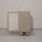 As Shown: Sand finish with EdgeComb Grey painted cane.